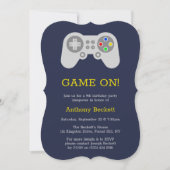 Moderner Gamer jeden Alters Einladung (Vorderseite)