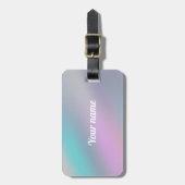 Moderner ganz eigenhändig geschrieber gepäckanhänger (Vorderseite vertikal)