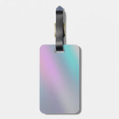 Moderner ganz eigenhändig geschrieber gepäckanhänger (Rückseite vertikal)