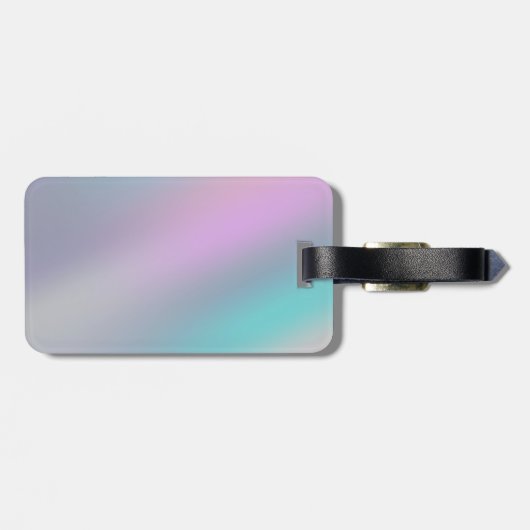 Moderner ganz eigenhändig geschrieber gepäckanhänger (Rückseite horizontal)