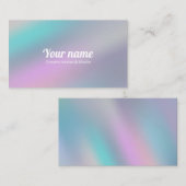 Moderner ganz eigenhändig geschrieber visitenkarte (Vorne/Hinten)