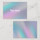 Moderner ganz eigenhändig geschrieber visitenkarte (Vorne/Hinten)