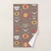 Moderner Garten Brown Badhandtuch Set (Handtuch)