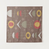 Moderner Garten Brown Wandteppich (Vorderseite (Horizontal))