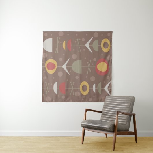 Moderner Garten Brown Wandteppich (Beispiel (Horizontal))