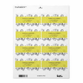 Moderner Garten | Gelb | Blumenhochzeit (Vorne)