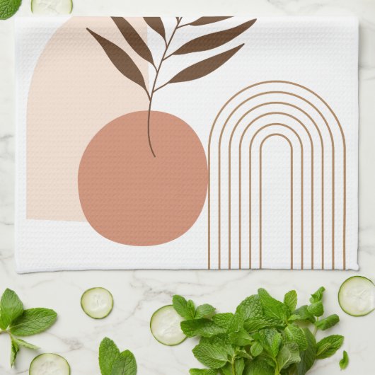 Moderner Garten Geschirrtuch (Gefaltet)