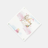 Moderner Geburtstag Serviette (Ecke)