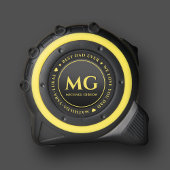 Moderner Geburtstag Vater Monogram Vatertag Maßband