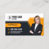 Moderner Gelb nur verkauft Real Anwesen Agent Real Visitenkarte (Vorderseite)