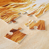 moderner gelber Amerikaner cocker spaniel Puzzle (Seite)