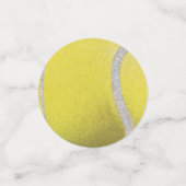 Moderner Gelber Tennisball Konfetti (Klein Vorderseite)