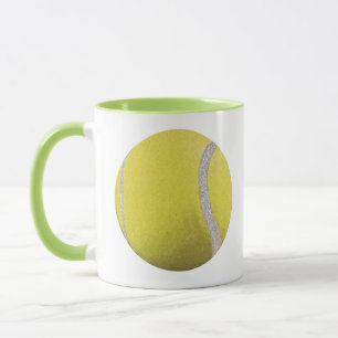 Moderner Gelber Tennisball Tasse