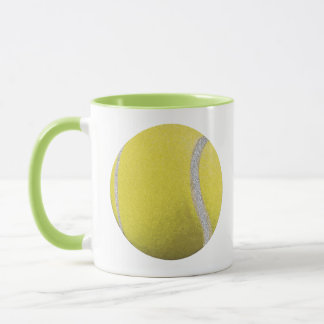 Moderner Gelber Tennisball Tasse