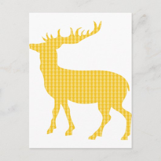 Moderner gemusterter Hof Postkarte (Vorderseite)