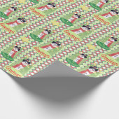 Moderner Gemusterter Urlaub Geschenkpapier (Ecke)