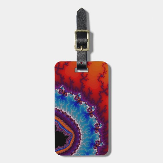 Moderner Geode Gepäckanhänger (Vorderseite vertikal)