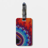 Moderner Geode Gepäckanhänger (Rückseite vertikal)