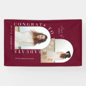 Moderner geometrischer Abschluss mit mehreren Foto Banner (Horizontal)