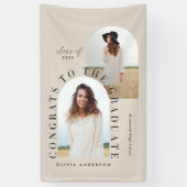 Moderner geometrischer Abschluss mit mehreren Foto Banner (Vertikal)