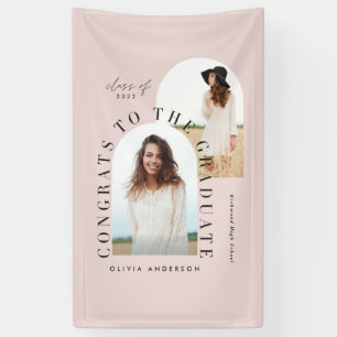 Moderner geometrischer Abschluss mit mehreren Foto Banner