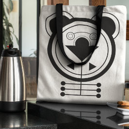 Moderner geometrischer Drache Zodiac Tasche