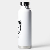 Moderner geometrischer Drache Zodiac Trinkflasche (links)