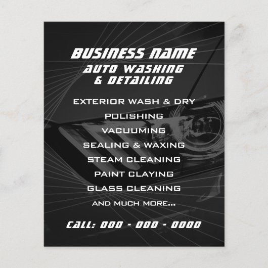 Moderner geometrischer Flyer (Vorne)