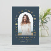 Moderner geometrischer Foto-Bogen-Abschluss (Stehend Vorderseite)