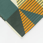 Moderner geometrischer Hintergrund. Abstraktes Fla Fleecedecke (Ecke)