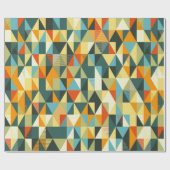 Moderner geometrischer Hintergrund. Abstraktes Fla Geschenkpapier (Flach)