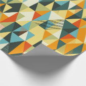 Moderner geometrischer Hintergrund. Abstraktes Fla Geschenkpapier (Ecke)