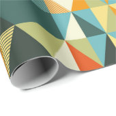 Moderner geometrischer Hintergrund. Abstraktes Fla Geschenkpapier (Rolleneckpunkt)