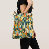 Moderner geometrischer Hintergrund. Abstraktes Fla Tasche (Von Nahem)