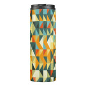 Moderner geometrischer Hintergrund. Abstraktes Fla Thermosbecher (Rückseite)