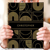 Moderner geometrischer Individuelle Name Planer