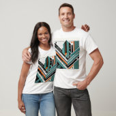 Moderner geometrischer MännerT - Shirt - kühl Abst (Unisex)