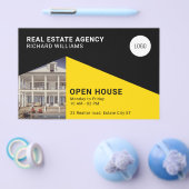 Moderner geometrischer, minimalistischer, schwarzg flyer (Einzeln)