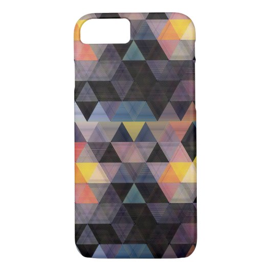 Moderner geometrischer Muster iPhone 7 Fall Case-Mate iPhone Hülle (Rückseite)