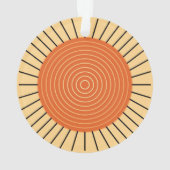 Moderner geometrischer Sonnendurchbruch - Ornament (Rückseite)