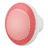 Moderner geometrischer Sonnendurchbruch - tiefes Keramikknauf (Rechts)