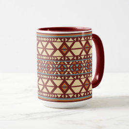 Moderner geometrischer Südweststil Tasse