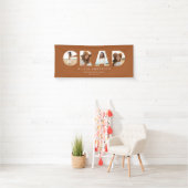 Moderner geometrischer Terracotta Multi-Foto Absch Banner (Insitu)