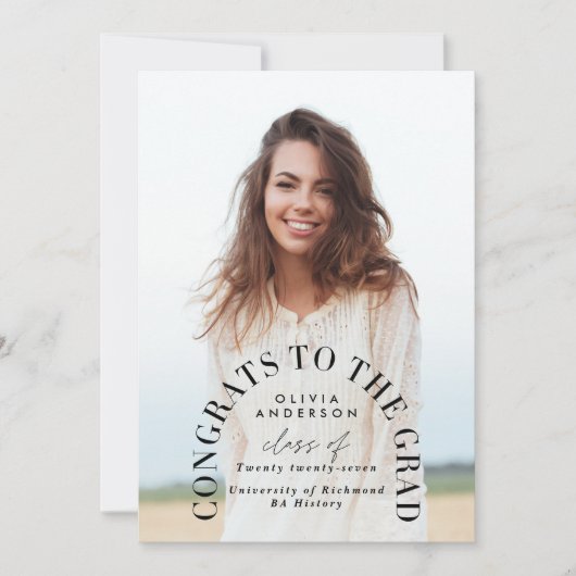 Moderner geometrischer typografischer Foto Bogen A (Vorderseite)