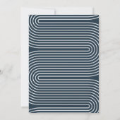 Moderner geometrischer typografischer Foto Bogen A (Rückseite)
