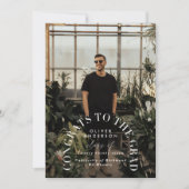 Moderner geometrischer typografischer Foto Bogen A (Vorderseite)