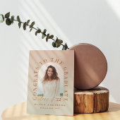 Moderner geometrischer typografischer Foto Bogen A