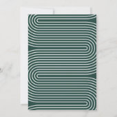 Moderner geometrischer typografischer Foto Bogen A (Rückseite)