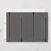 Moderner geometrischer typografischer Foto Bogen A Ankündigung (Rückseite)