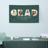 Moderner geometrischer typografischer Foto Bogen A Banner (Messeveranstaltung)